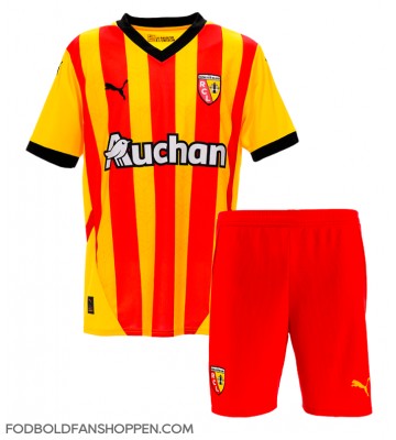 RC Lens Hjemmebanetrøje Børn 2024-25 Kortærmet (+ Korte bukser)
